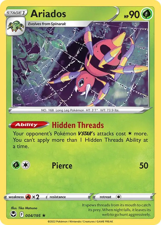 Ariados Holo 004/195