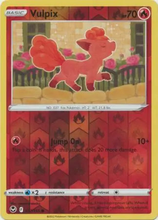 Vulpix Reverse Holo 017/195