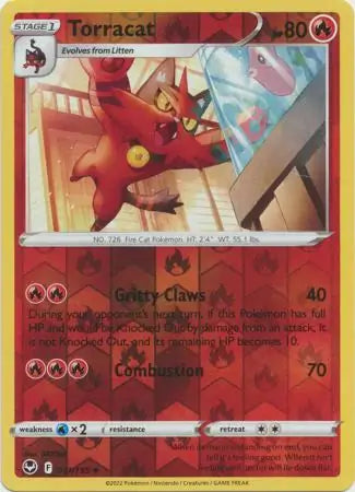 Torracat Reverse Holo 031/195