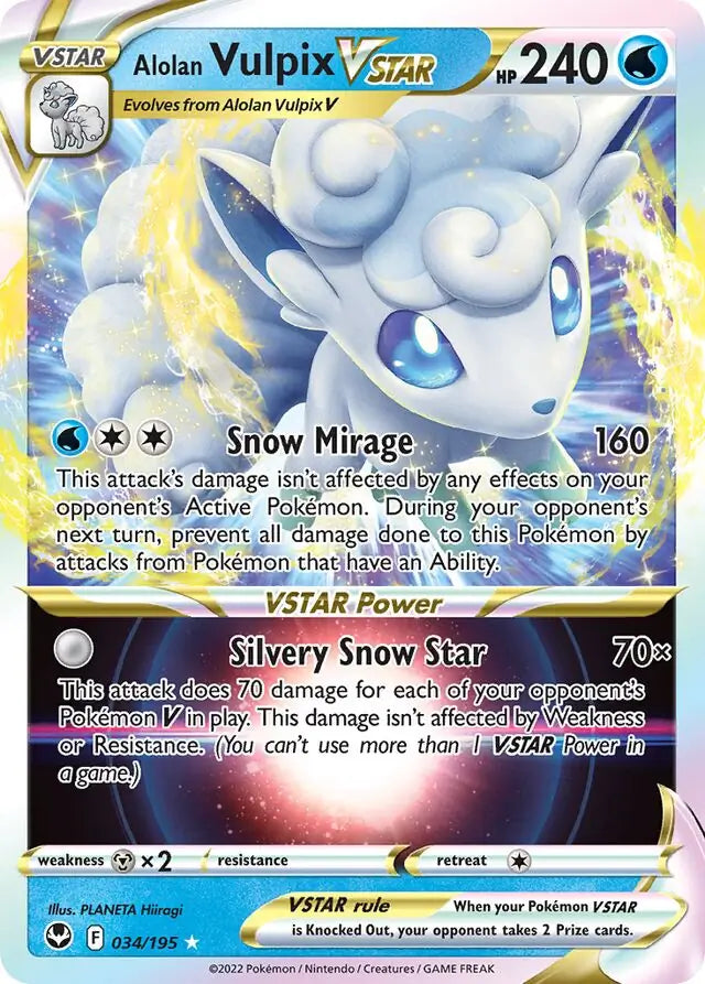 Alolan Vulpix VSTAR 034