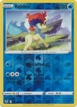 Keldeo Reverse Holo 046/195