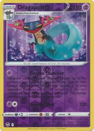Dragapult Reverse Holo 089/195