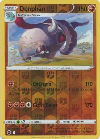 Donphan Reverse Holo 092/195