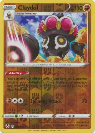 Claydol Reverse Holo 094/195