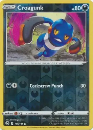 Croagunk Reverse Holo 109/195