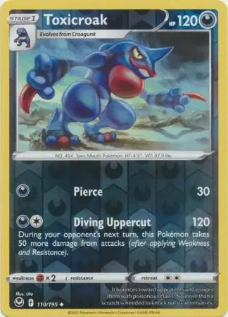 Toxicroak Reverse Holo 110/195