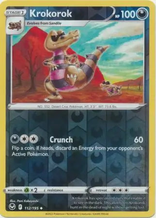 Krokorok Reverse Holo 112/195