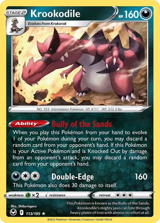 Krookodile Holo 113/195