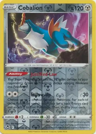 Cobalion Reverse Holo 126/195