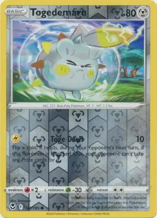Togedemaru Reverse Holo 127/195
