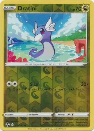 Dratini Reverse Holo 129/195