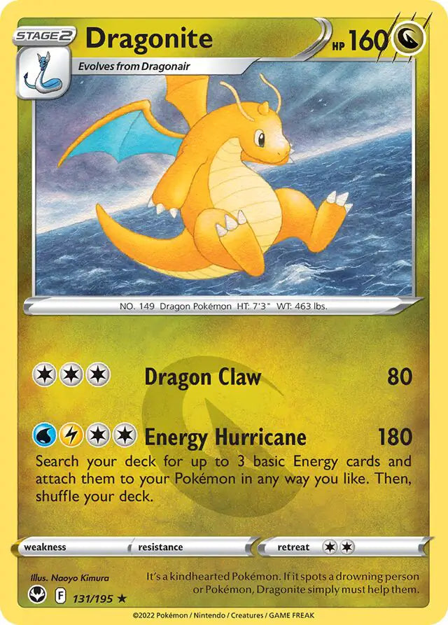 Dragonite Holo 131/195