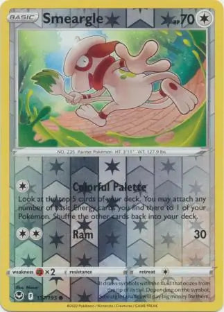 Smeargle Reverse Holo 137/195