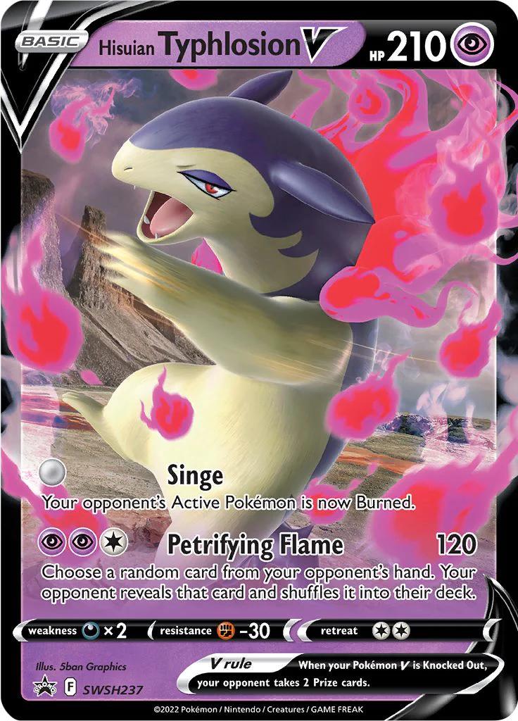 SWSH237 Hisuian Typhlosion V