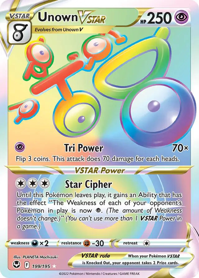 Unown VSTAR 199