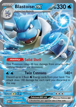 009/165 Blastoise EX