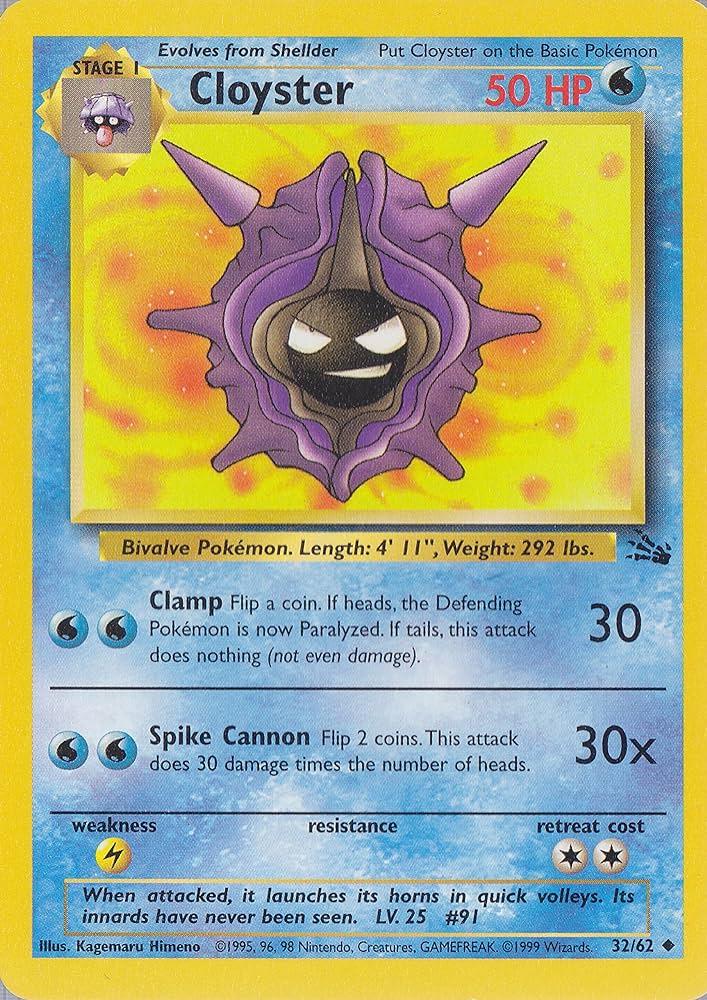 Cloyster 32/62