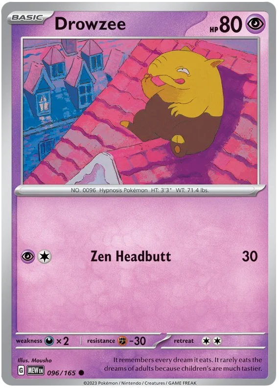 Drowzee 96/165