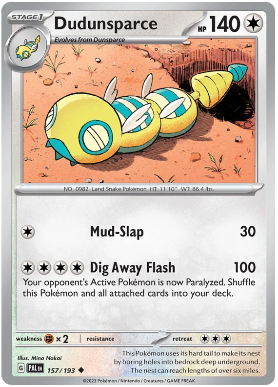 Dudunsparce 157/193