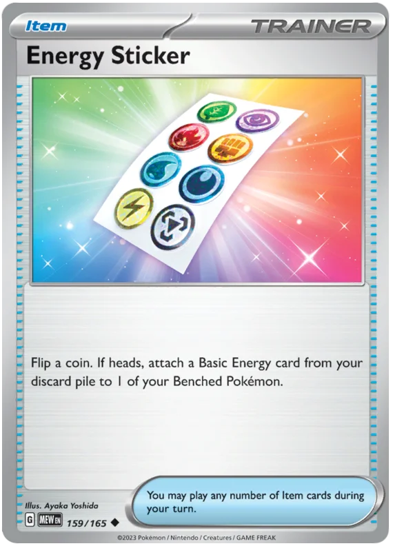 Energy sticker 159/165
