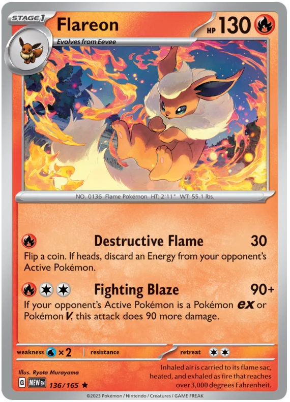 Flareon 136/165