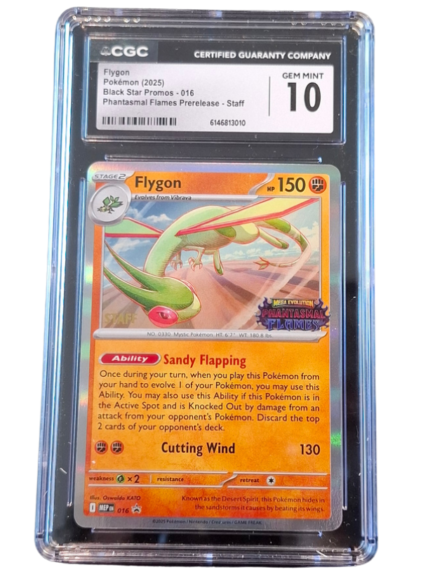 CGC Gem Mint 10 Flygon (STAFF)