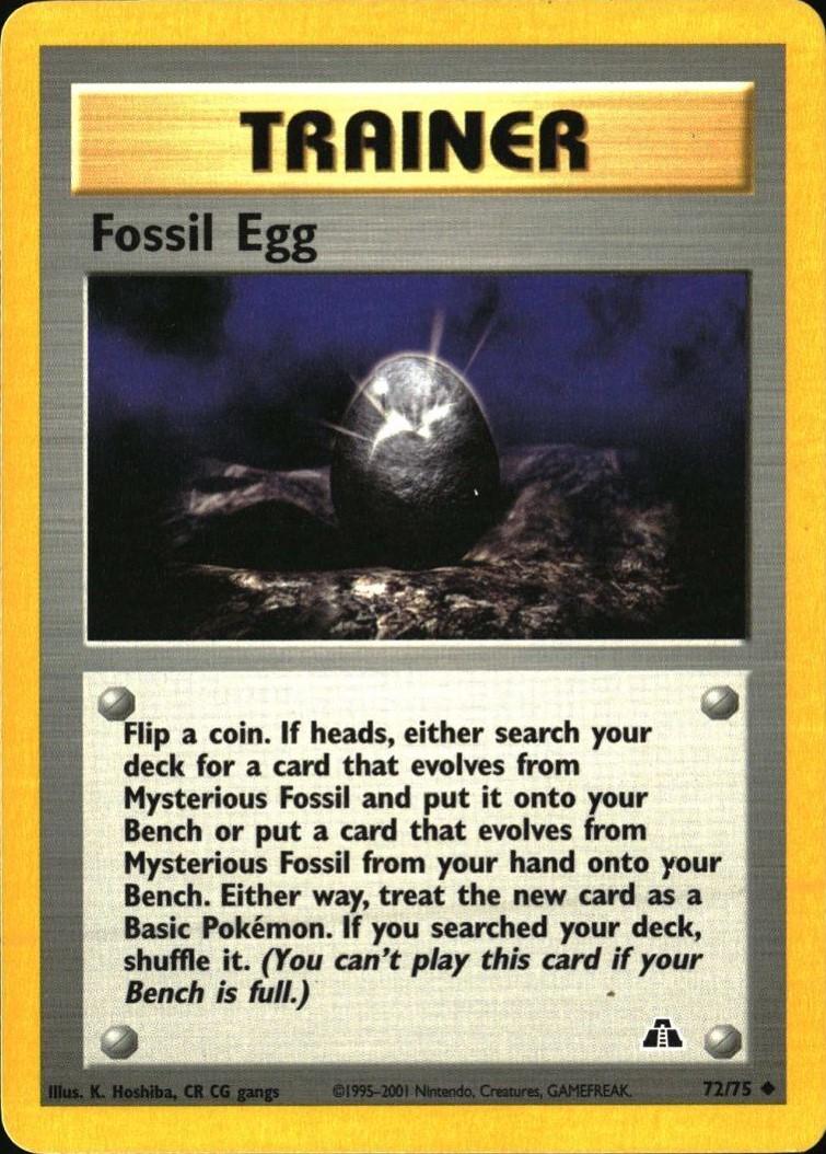 72/75 Fossil Egg