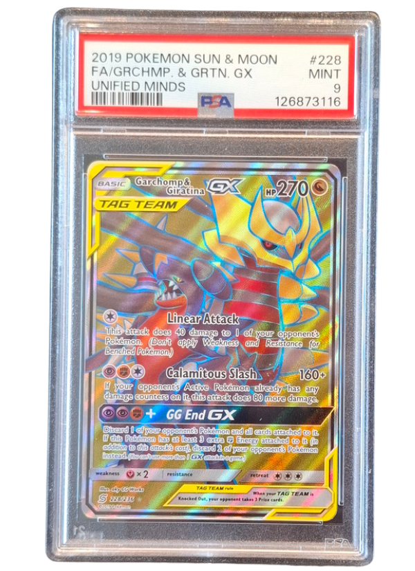 PSA 9 Mint Garchomp & Giratina