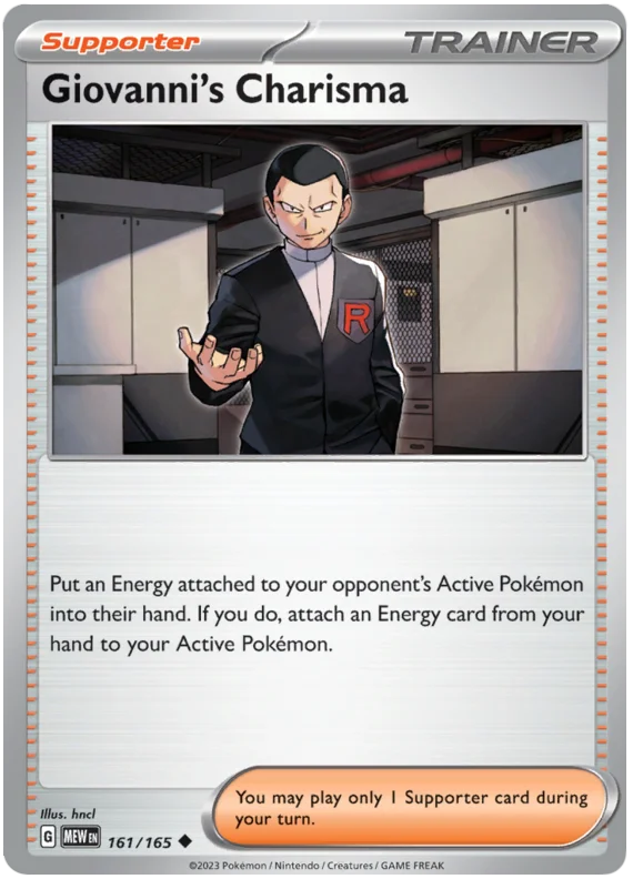 Giovanni's Charisma 161/165