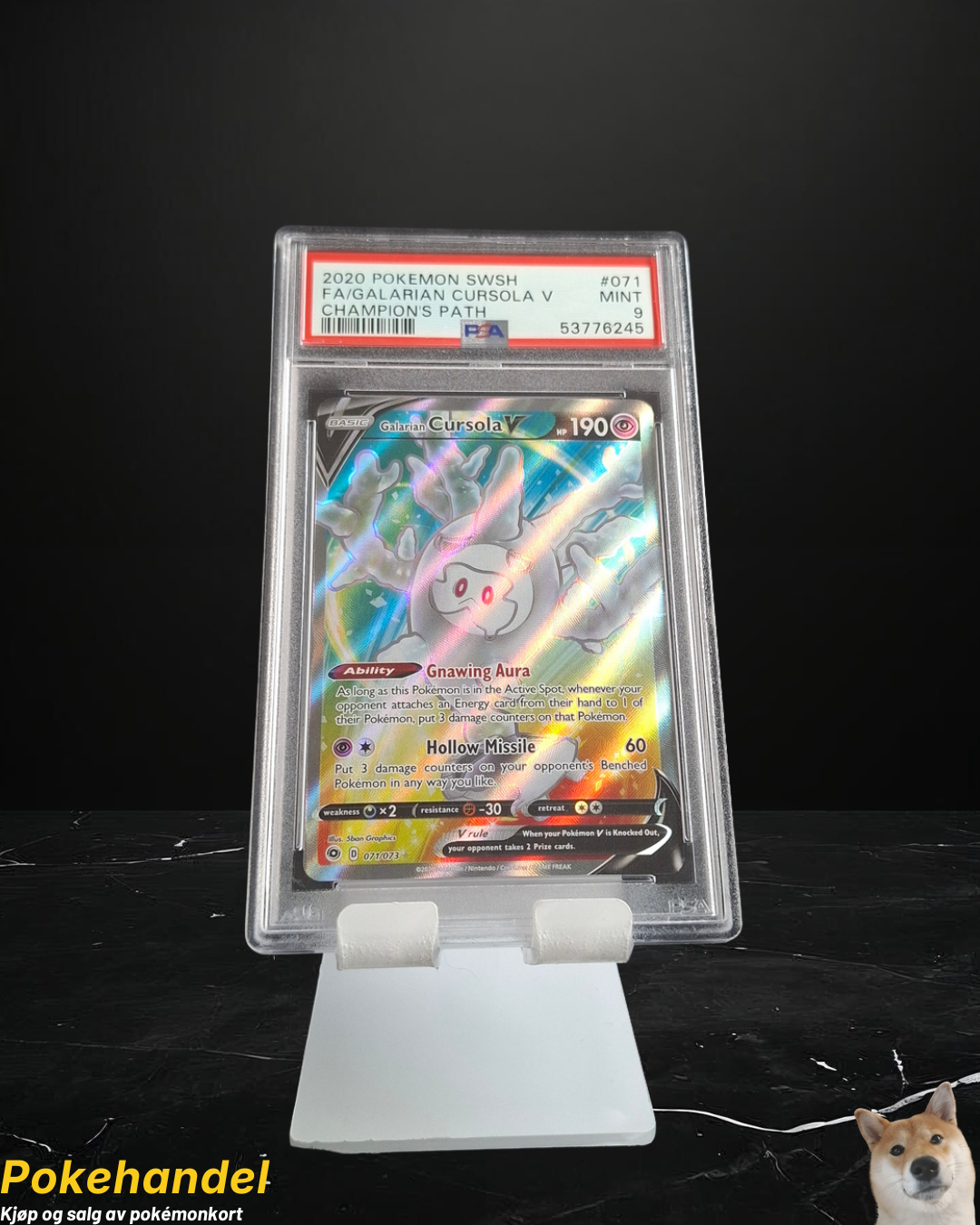 PSA Mint 9 Galarian Cursola