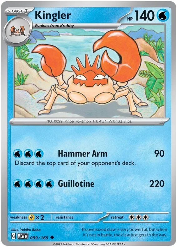 Kingler 99/165