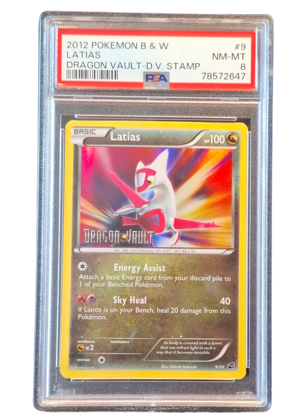 PSA 8 NM-MT Latios / PSA 8 NM-MT Latias (Sequential)