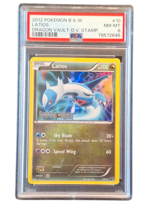 PSA 8 NM-MT Latios / PSA 8 NM-MT Latias (Sequential)