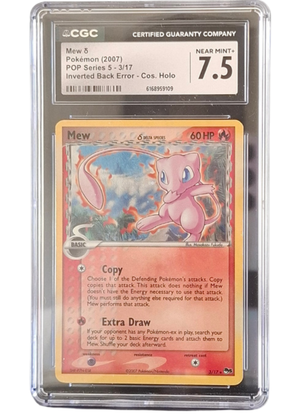 CGC 7.5 Near Mint+ Mew (ERROR)