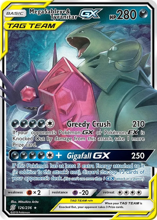 MegaSableeye & Tyranitar 126/236