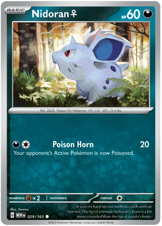 Nidoran ♀ 029/165