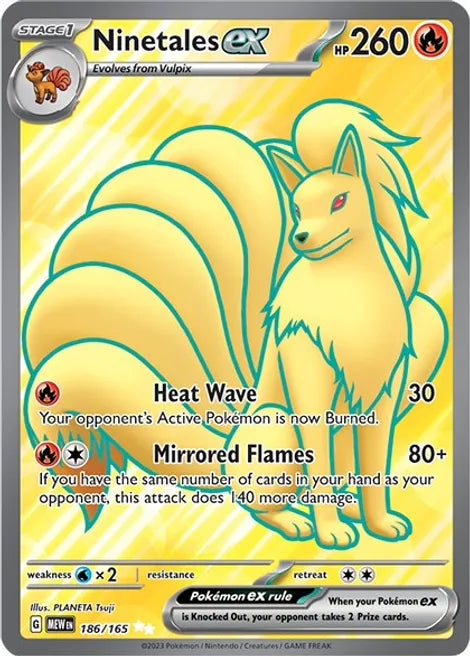 Ninetales EX 186/165