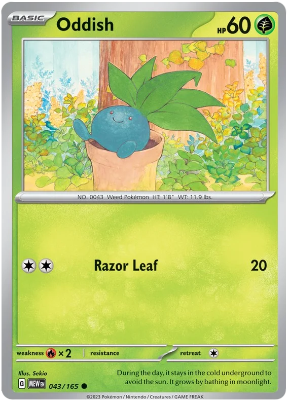 Oddish 043/165
