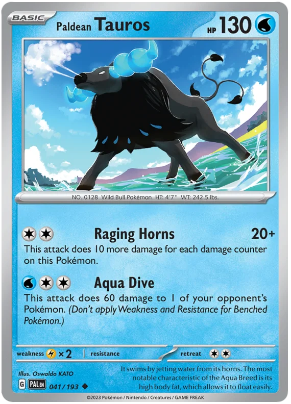 Paldean Tauros 41/193