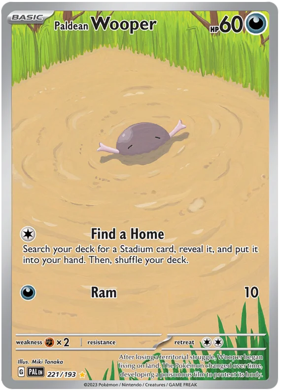Paldean Wooper 221/193