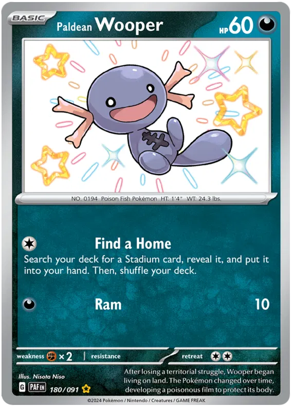 180/091 Paldean Wooper