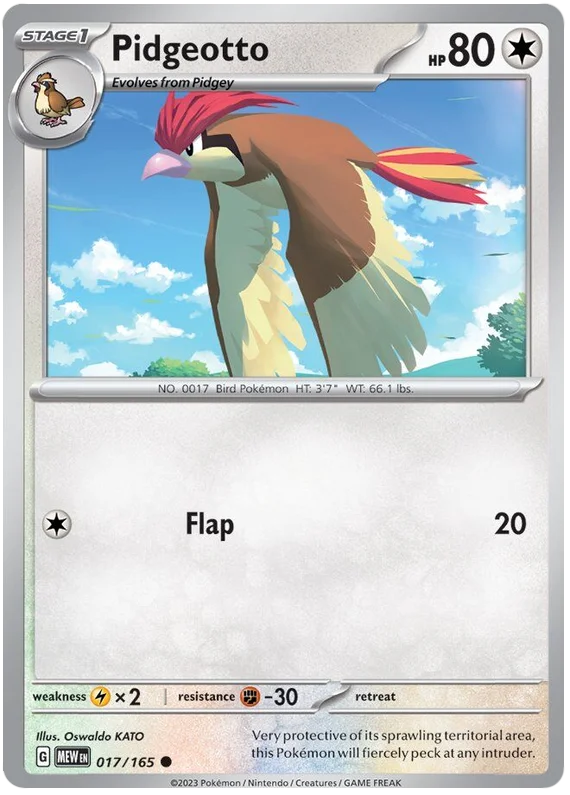 Pidgeotto 017/165
