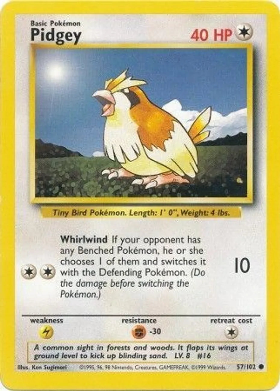 Pidgey 57/102