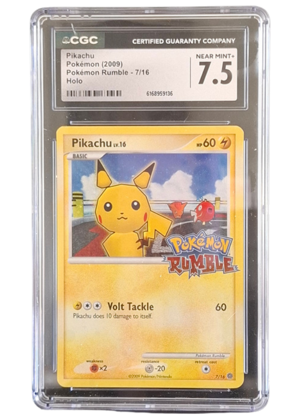 CGC 7.5 Near Mint+ Pikachu 7/16
