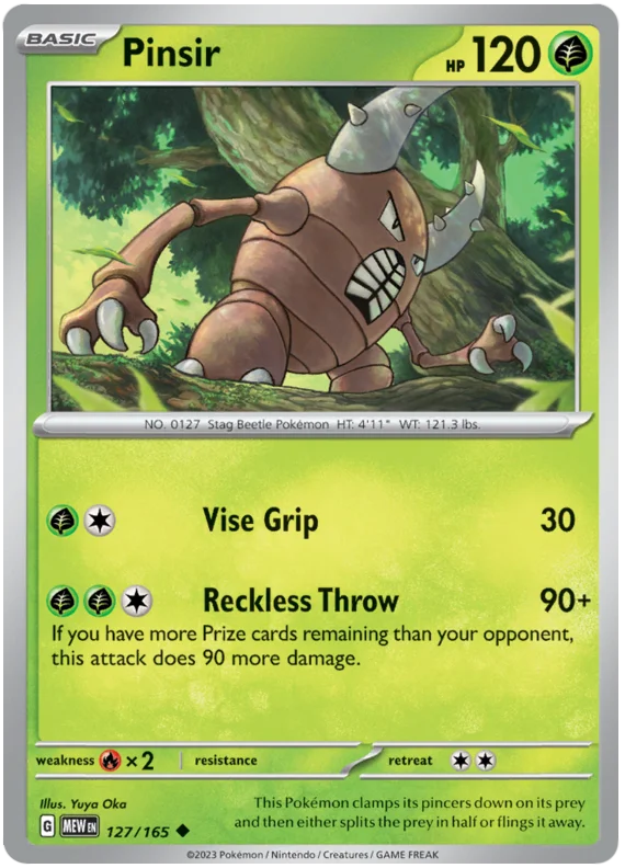 Pinsir 127/165