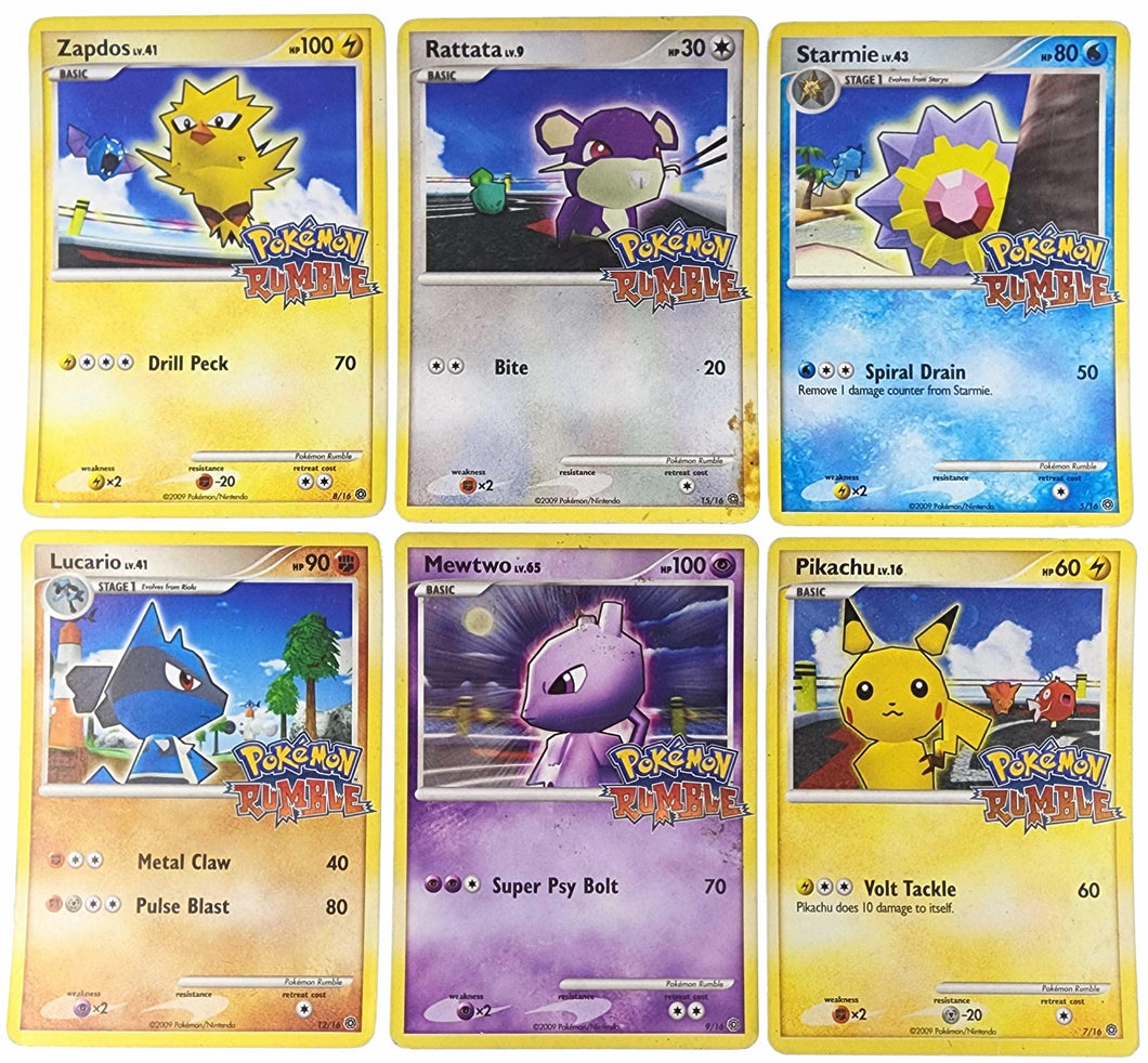 Pokemon Rumble Masterset (16/16 kort)
