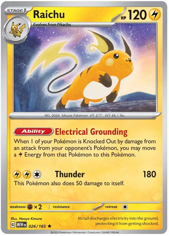 Raichu 026/165