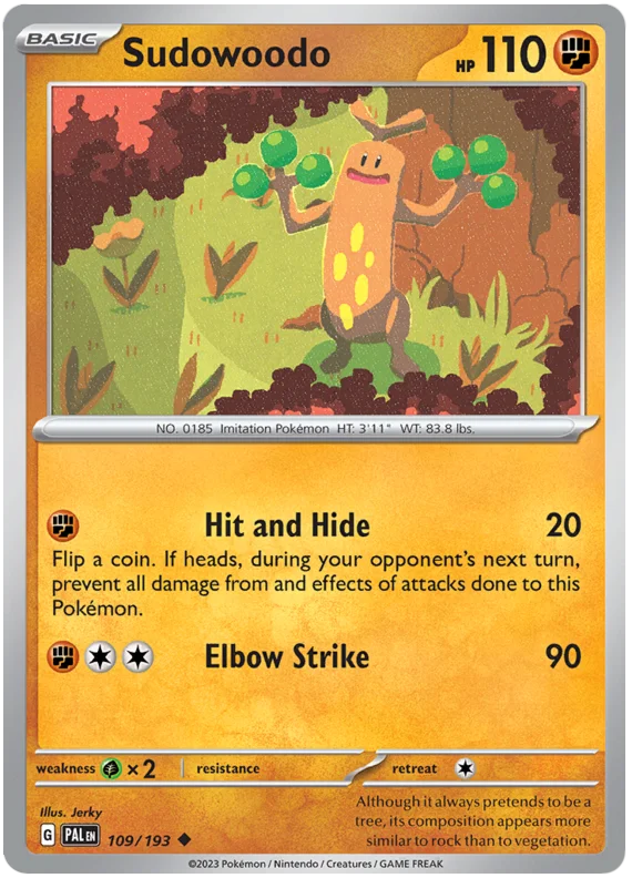Sudowoodo 109/193