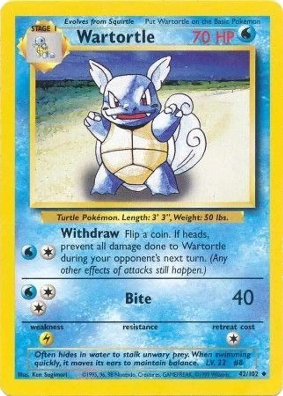 Wartortle 42/102