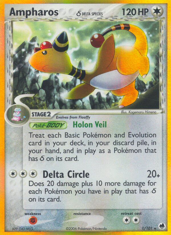 001/101 Ampharos (delta species)